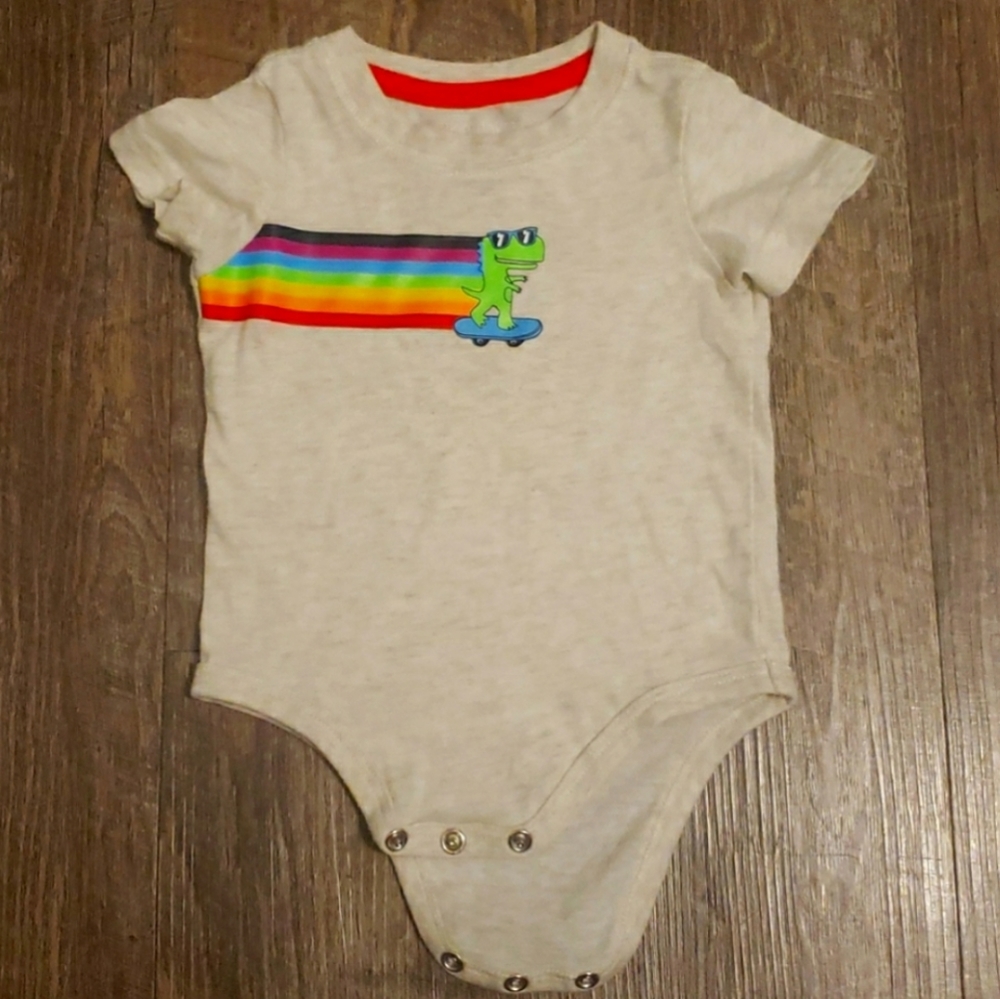 Rainbow DINO bodysuit
